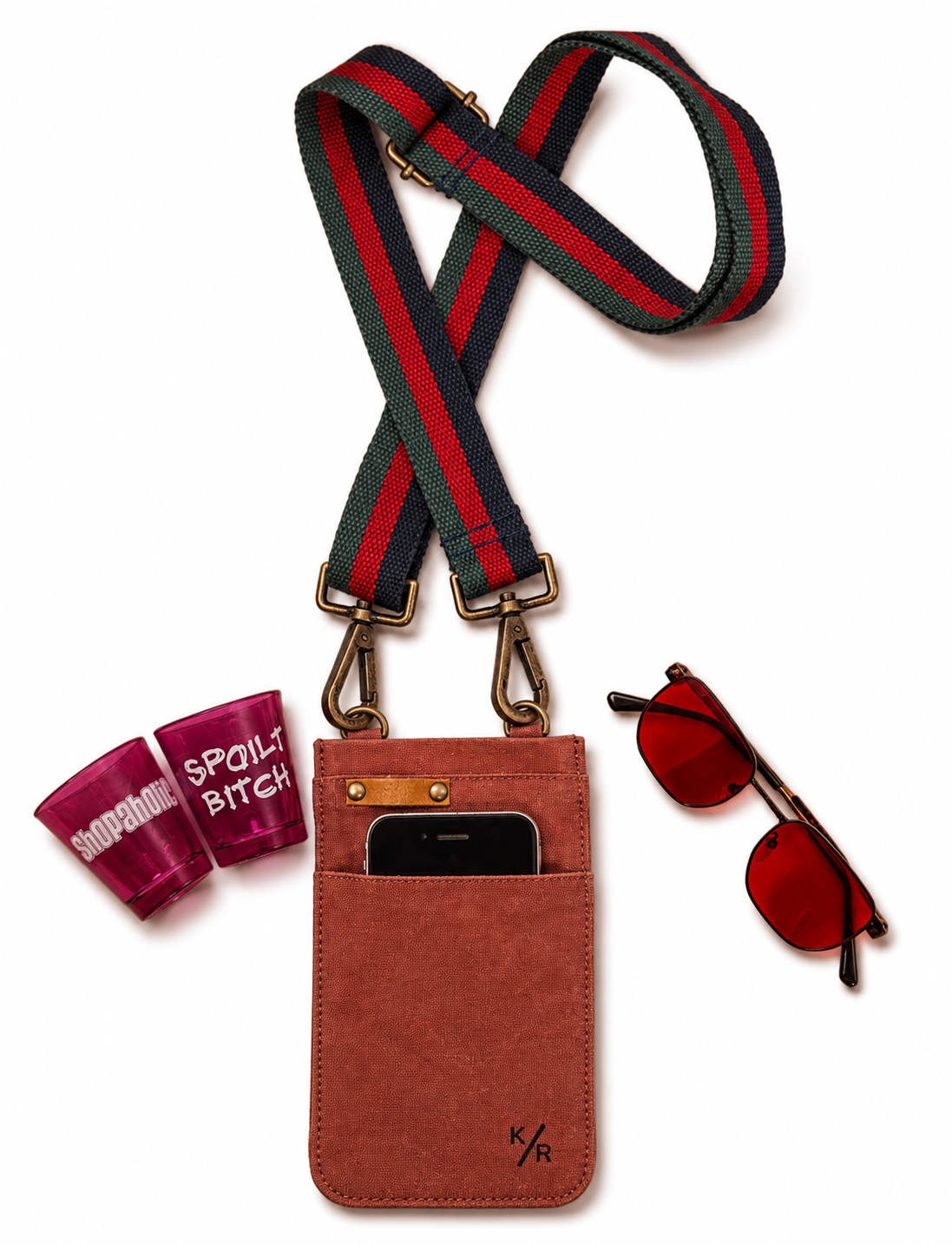 Scorpion Pouch - Burnt Rose