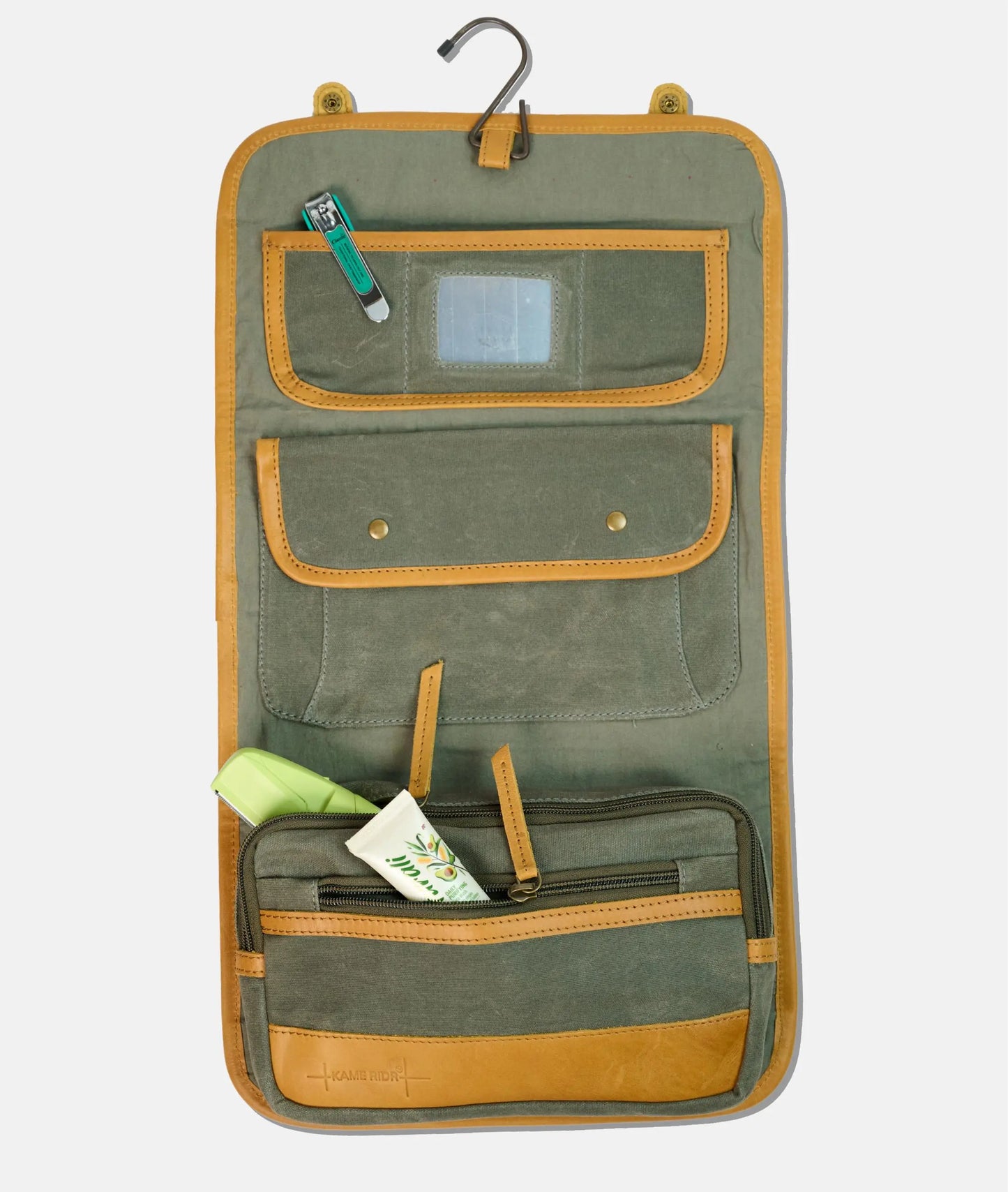 Hawksbill Toiletry Kit - Forest Green Kame Ridr