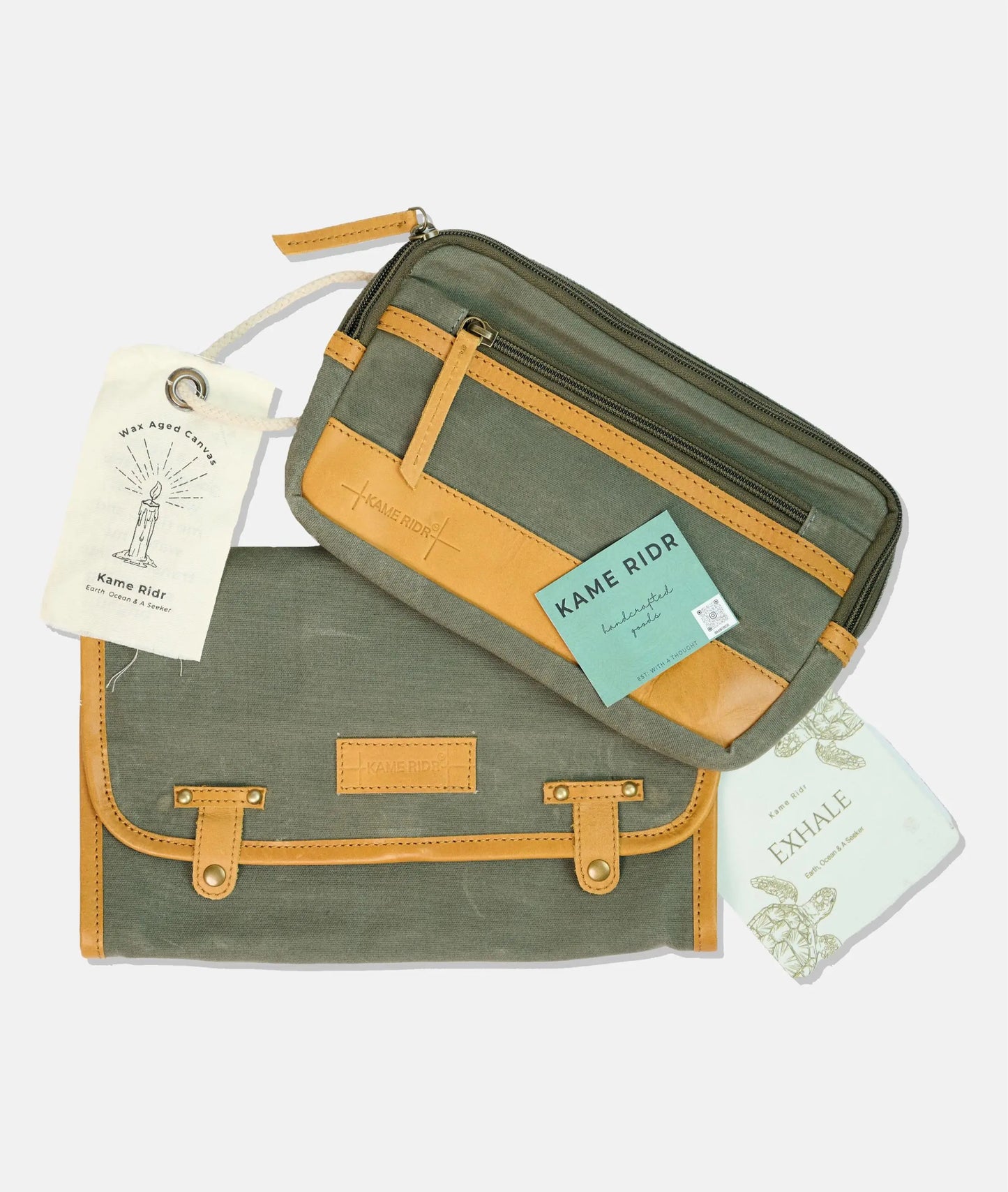 Hawksbill Toiletry Kit - Forest Green Kame Ridr