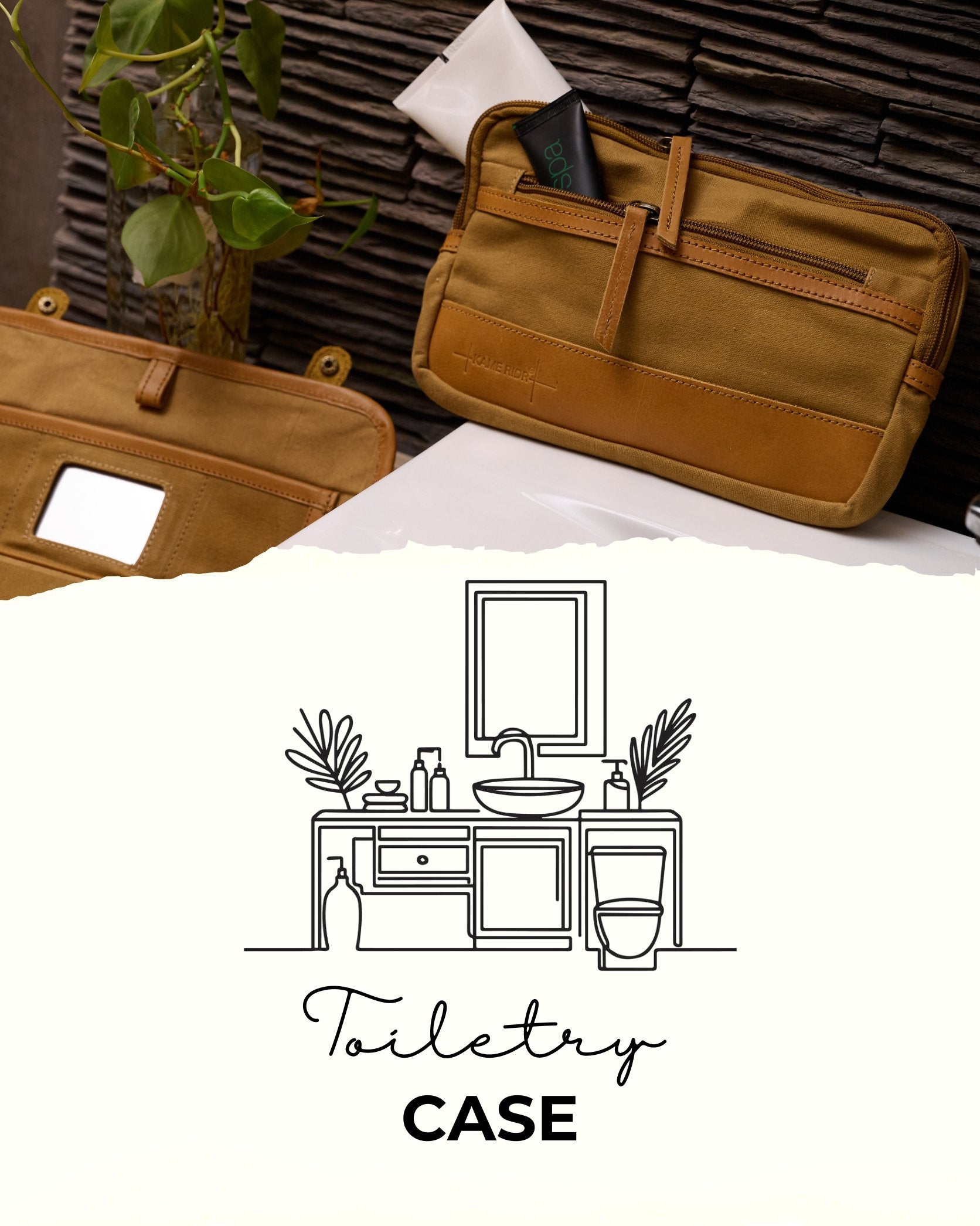 Kame Ridr | Premium Toiletry Kits for Travel & Everyday Use Kame Ridr