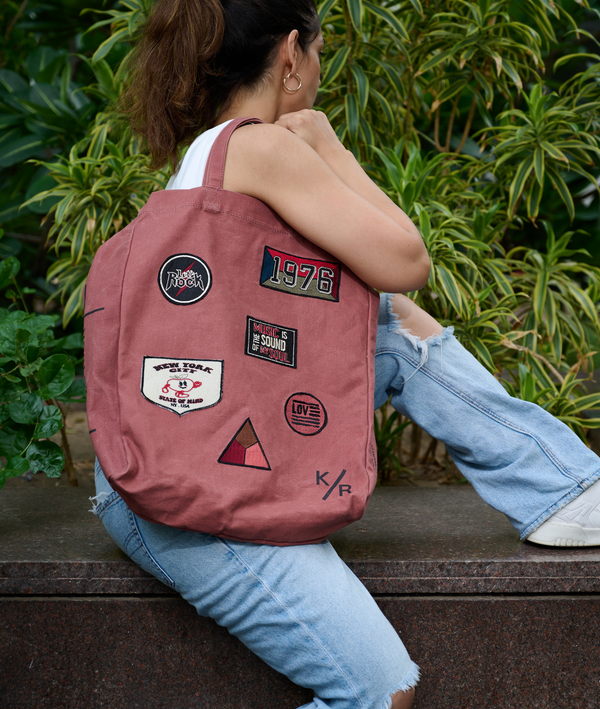 Oblong Tote - Burnt Rose