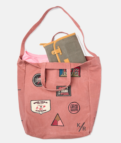 Oblong Tote - Burnt Rose Kame Ridr