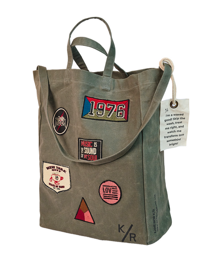 Oblong Tote - Forest Green