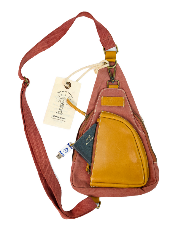 Leatherback Sling - Burnt Rose