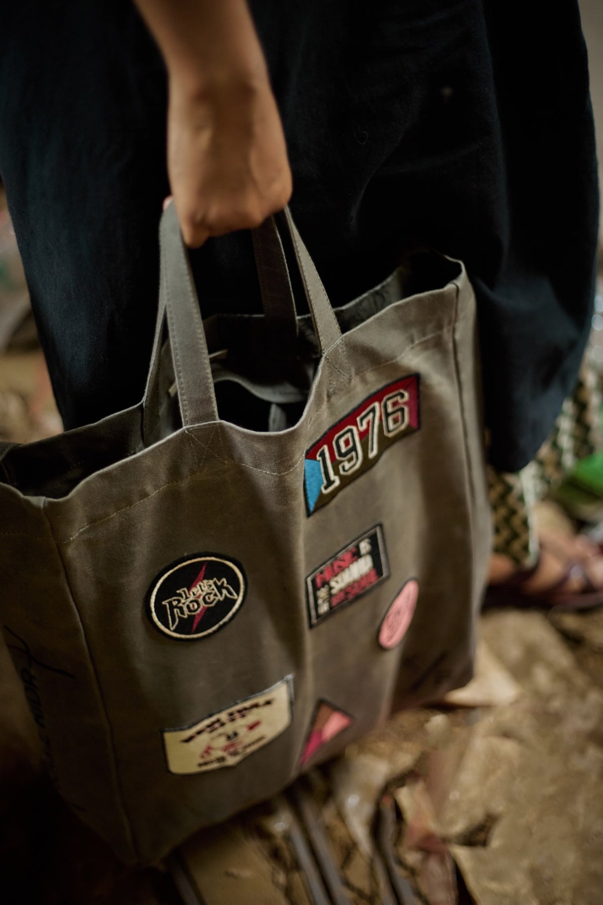Oblong Tote - Forest Green