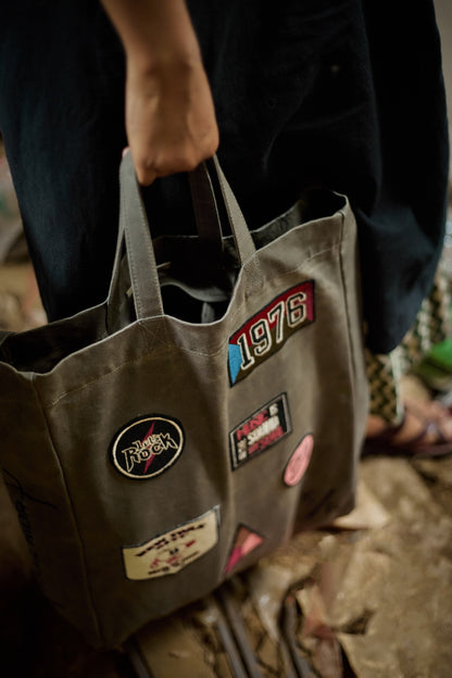 Oblong Tote - Forest Green