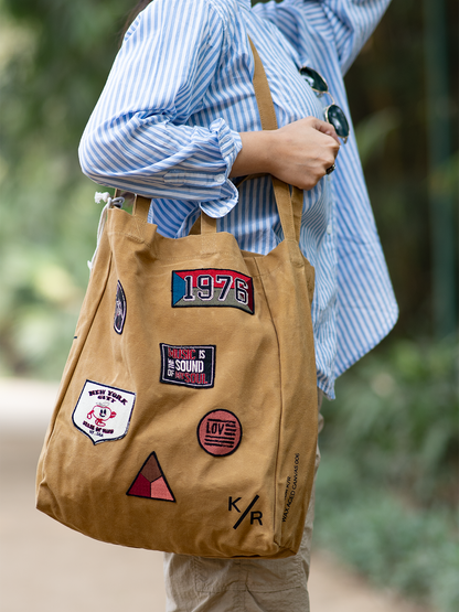 Oblong Tote - Khaki Clay