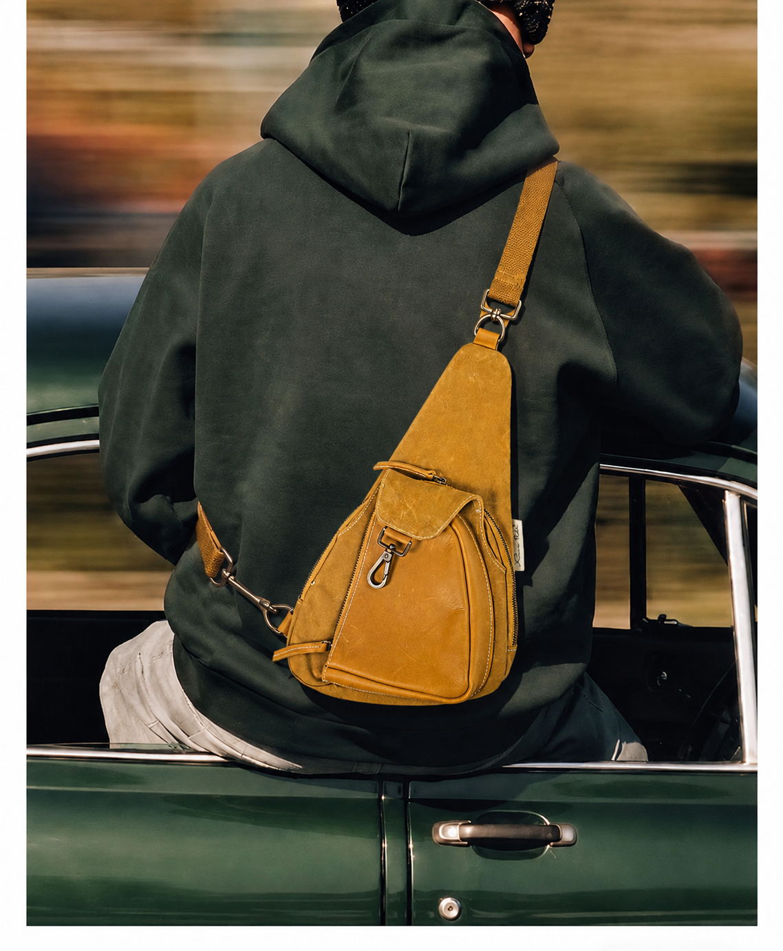 Leatherback Sling - Khaki Clay