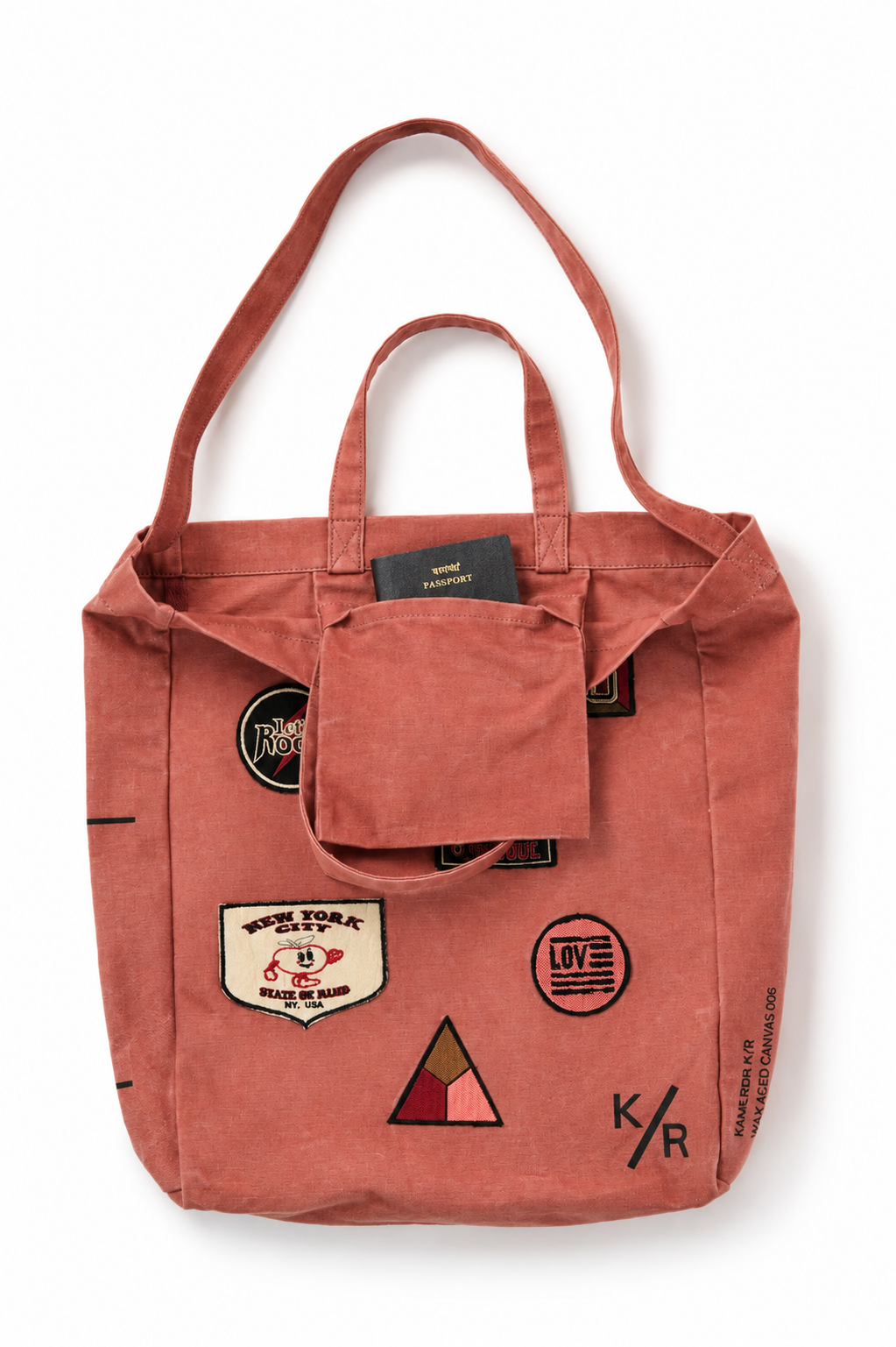 Oblong Tote - Burnt Rose