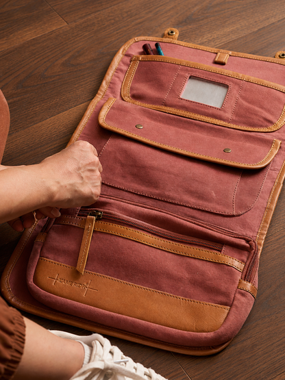 Hawksbill Toiletry Case - Burnt Rose