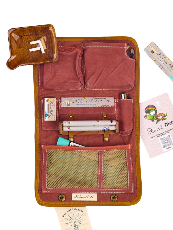 Stash Ridr (With Rolling Machine), Burnt Rose.