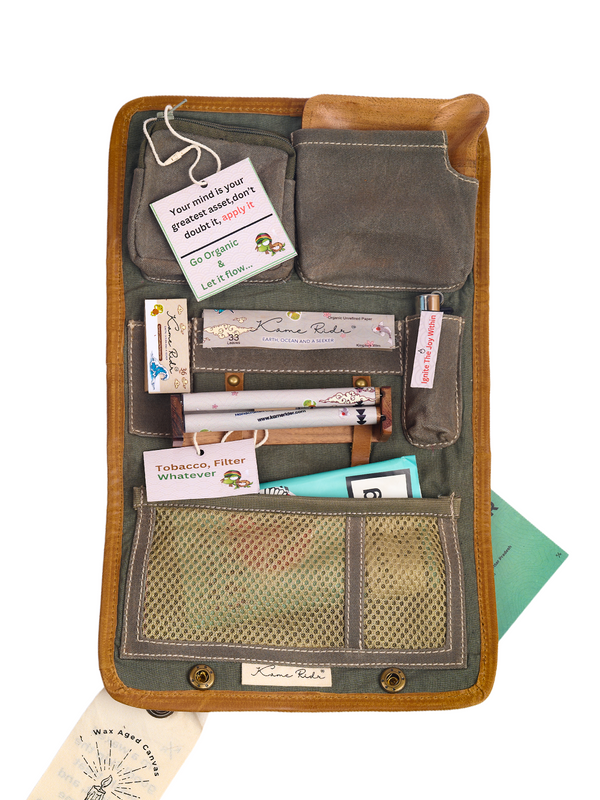 Stash Ridr (With Rolling Machine) - Forest Green.