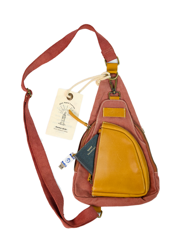Leatherback Sling - Burnt Rose