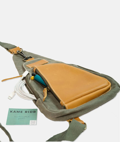 Leatherback Sling - Forest Green Kame Ridr