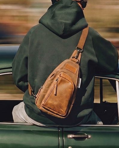 Leatherback Sling - Khaki Clay
